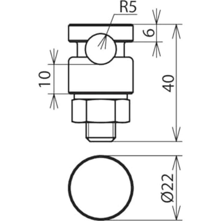 DEHN Schieber KS-Verbinder Edelstahl (V2A) für Rundleiter Ø 6-10mm, Klemmschraube, blitzstromtragfähig bis 100 kA – Bild 2