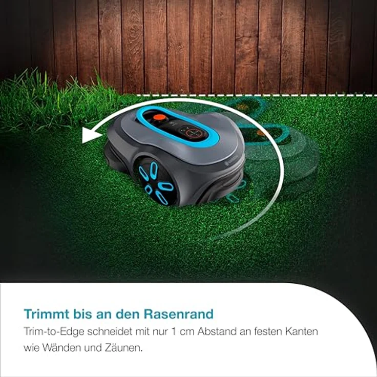 Gardena Mähroboter smart SILENO max 1.500 m², KI-gestützte Technologie, präzises Mähen entlang fester Kanten – Bild 5