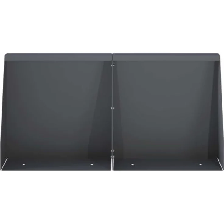 vidaXL Beetumrandung Stützmauer, 4 Stück, 40 x 12 x 40 cm, wetterfester Stahl, anthrazit, modulares Design – Bild 6