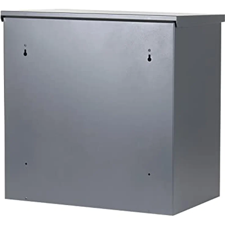Wiltec Paketkasten grau 508 x 315 x 500 mm, Innovatives Einwurfsystem, geräumig & modern, Stahl – Bild 5