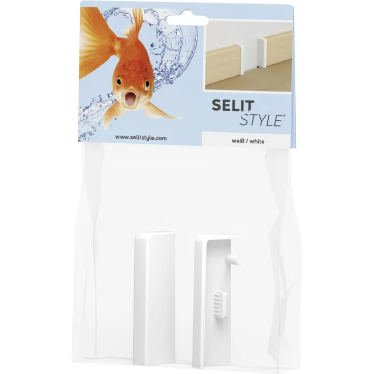 Selit SELITSTYLE Endkappen weiß Höhe 50 mm
