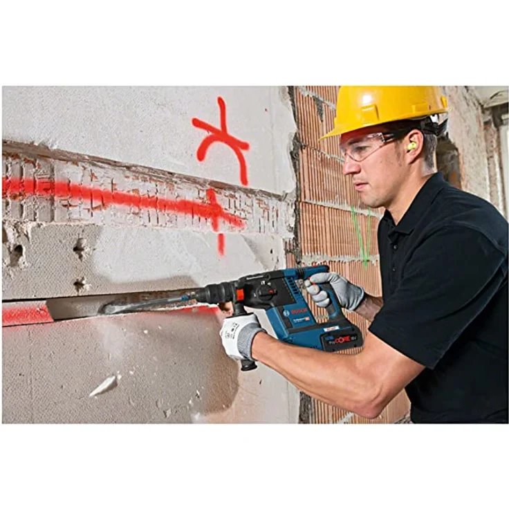 Bosch Professional 18V System Akku Bohrhammer GBH 18V-26 (SDS Plus, Schlagenergie: 2,6 Joule, Bohr-Ø max.: Beton-Stahl-Holz 26-13-30 mm, ohne Akkus und Ladegerät, im Karton) – Bild 3