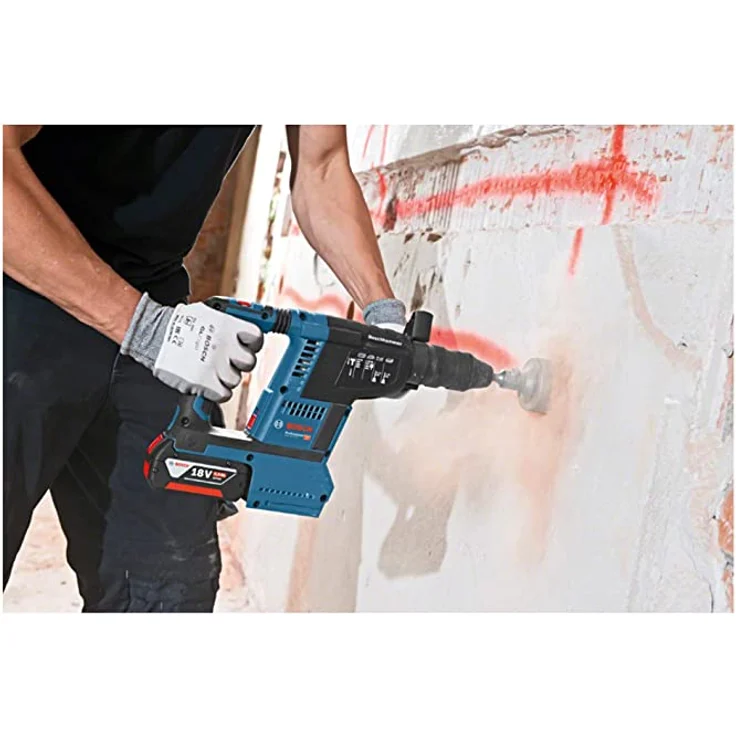 Bosch Professional 18V System Akku Bohrhammer GBH 18V-26 (SDS Plus, Schlagenergie: 2,6 Joule, Bohr-Ø max.: Beton-Stahl-Holz 26-13-30 mm, ohne Akkus und Ladegerät, im Karton) – Bild 2
