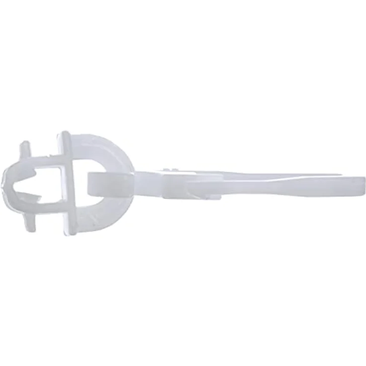 GARDINIA Maxi Klickgleiter, Für Gardinenstangen / -schienen (Laufkanalbreite 6 mm), Inkl. Gardinenhaken (Faltenlegehaken), Kunststoff, Weiß, 20 Stück – Bild 4