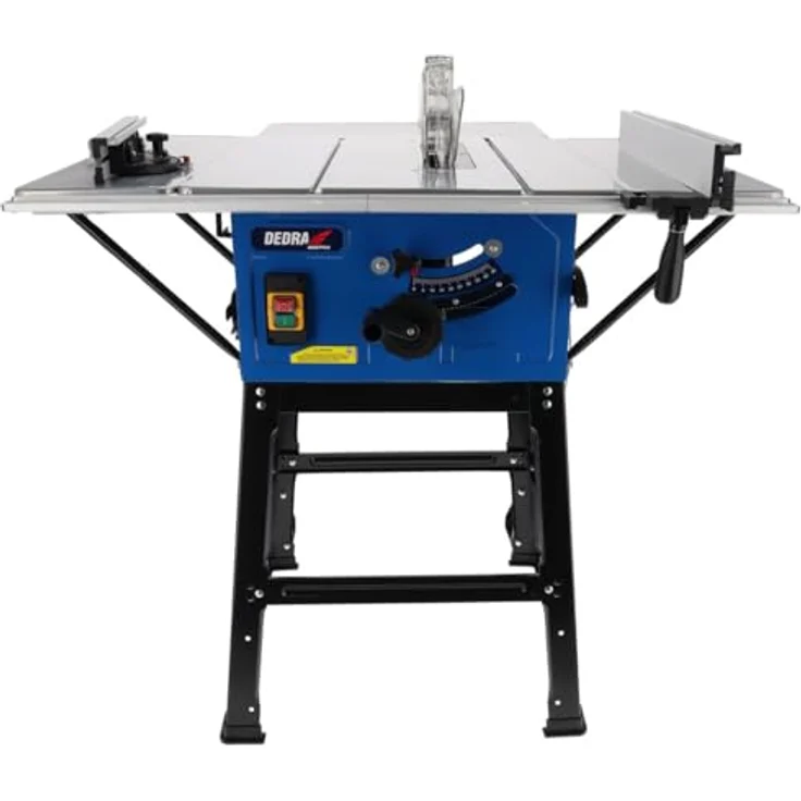 DEDRA Tischsäge 2000 W, 254 mm Kreissäge mit 3 Sägeblättern, max. Schnittdicke 87 mm, für DIY-Holzbearbeitungsprojekte – Bild 2