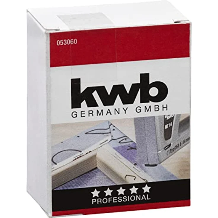 kwb 053060 Stifte für Stiftnagler, Qualitätsstahldraht mit C-Spitze für Bastelarbeiten und Textilien – Bild 2