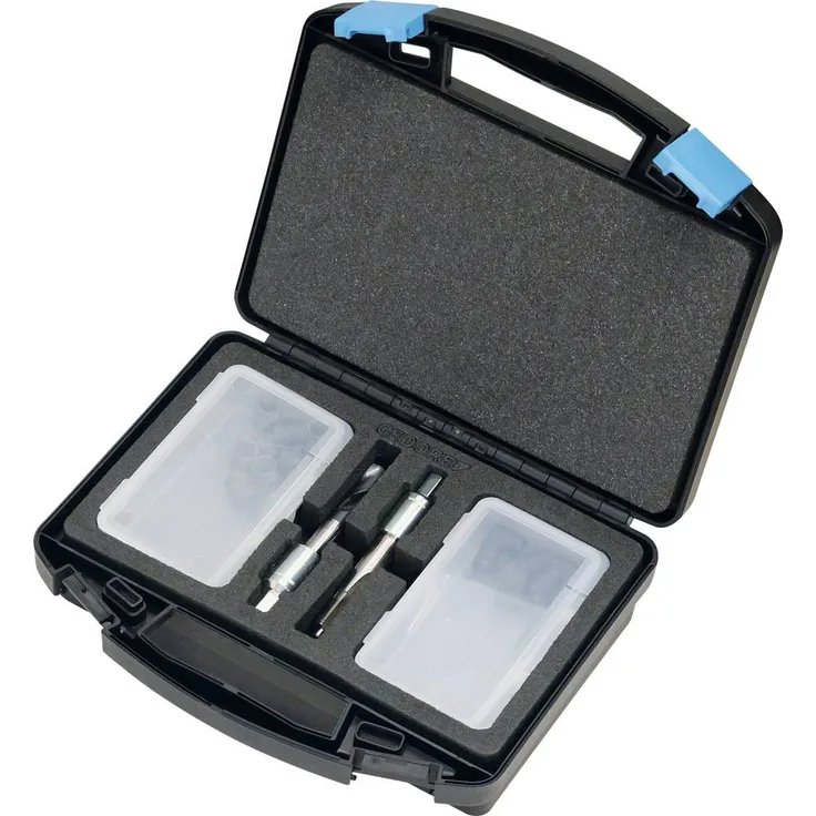 Gedore Automotive 3431843 KL-0132-57 K Glühkerzen-Gewindereparatur-Satz, M8x1 + M10x1, für schnelle Instandsetzung von Zylinderkopfgewinden