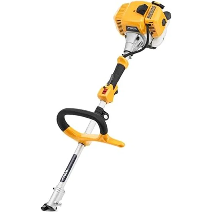 Stiga Benzin Multitool MT 330-5 in 1 (700W), Trimmer, Heckenschere, Kettensäge, Teleskopstange
