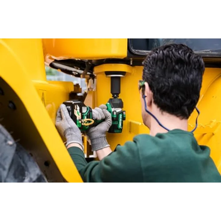 HIKOKI Akku Schlagschrauber WR36DE (36V, Li-Ion, Brushless, Festdrehmoment von 770 Nm) in blau – Bild 4