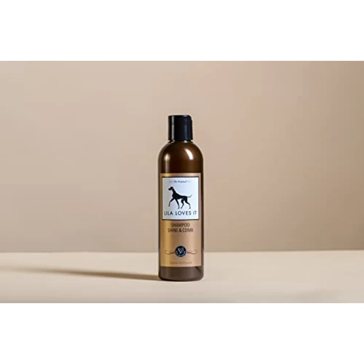 Shampoo für Hunde - natürliche Fellpflege, mit Argan- und Lavendelöl, vegan, ohne Parabene, ohne Parfum & ohne Silikon, SHAMPOO SHINE & COMB von LILA LOVES IT, 250 ml – Bild 2