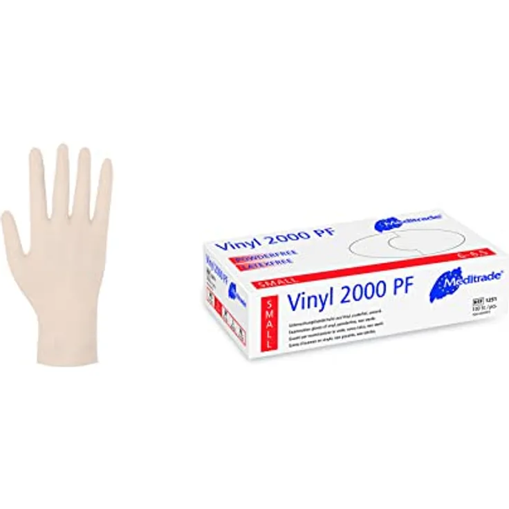 Vinyl, Untersuchungs - Einmalhandschuh, Größe S (1x100 Stück)