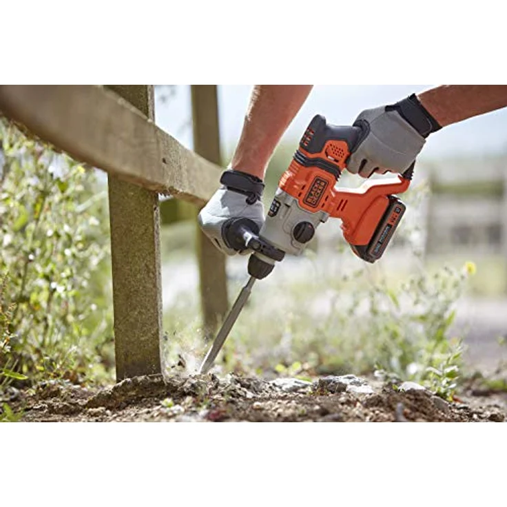 Black + Decker 18V SDS-Plus Akku-Kombi-Hammer OHNE Akku und Ladegerät - BCD900B-XJ – Bild 5