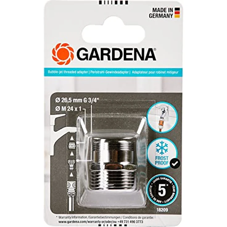 GARDENA 18209-20 Perlstrahl-Gewindeadapter Bewässerungszubehör – Bild 6