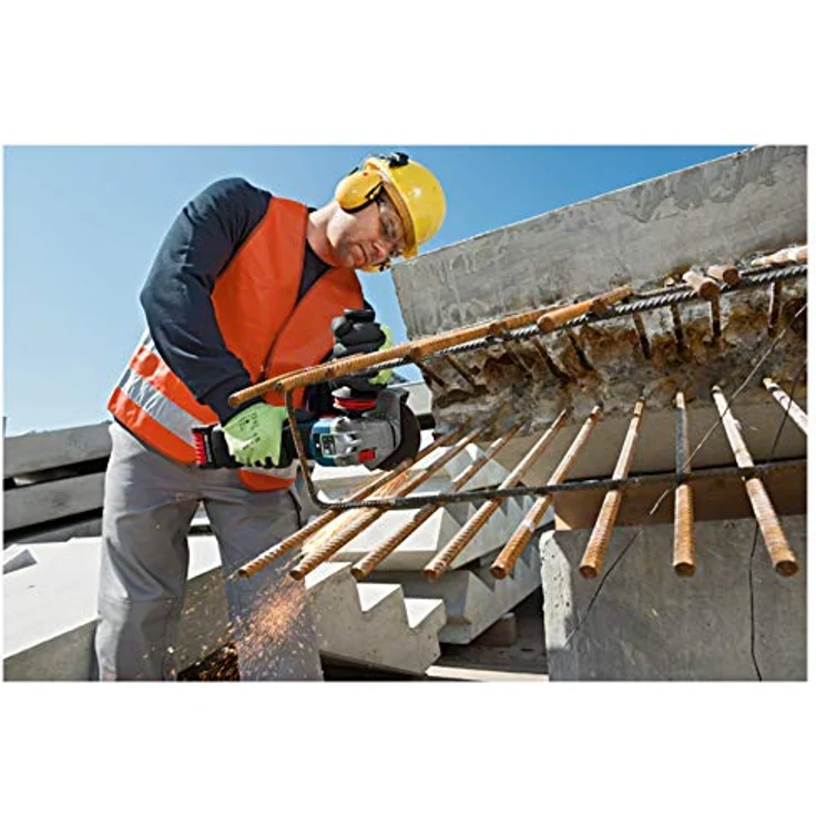 Bosch Professional Akku-Winkelschleifer GWS 18V-10 SC, Solo Version, L-BOXX 150 mm Akku – Bild 6