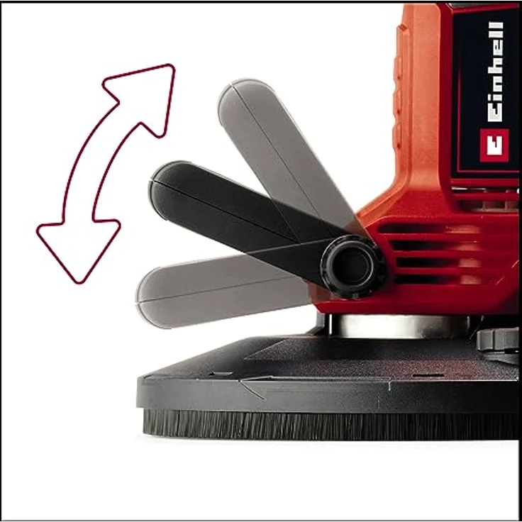 Einhell Trockenbauschleifer TC-DWS 225, 1220 Watt, max. 2300 U/min, mit integrierter Staubabsaugung und 6 Schleifpapieren – Bild 4