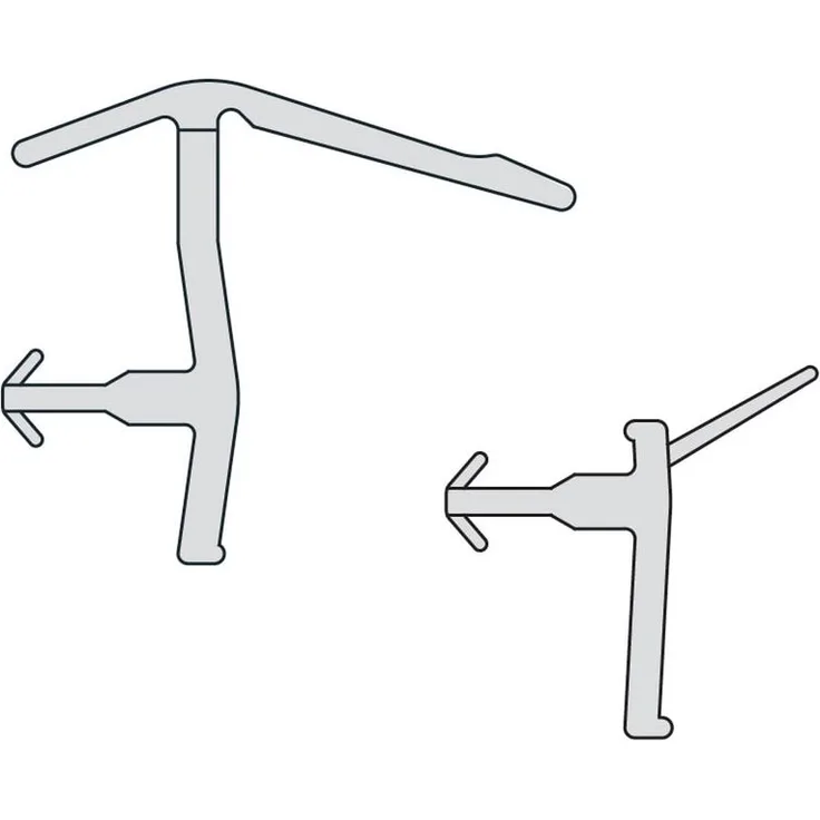 Kermi 3256 u. 3277, Dichtleiste, 2000 mm Länge, für Badewannen & Duschen, 2x Set