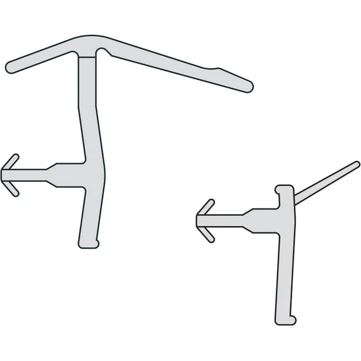 Kermi 3256 u. 3277, Dichtleiste, 2000 mm Länge, für Badewannen & Duschen, 2x Set