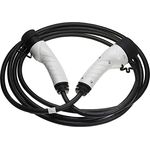 Vhbw Ladekabel Typ 2 zu Typ 2, 5 m, 1-phasig, 16 A, 3,5 kW, schwarz/weiß, kompatibel mit Mercedes-Benz GLC 350e und GLC 300e