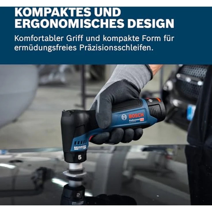 Bosch GEX 12V-32, Exzenterschleifer für effizientes Punktschleifen, bürstenloser Motor, 0,44 kg – Bild 4