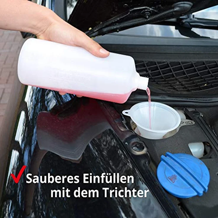 Hecht Profi Absaug Set Ölpumpe, manuelle Absaugspritze mit Füllstandsanzeige, Schlauch, Filter und Auffangbehälter – Bild 3