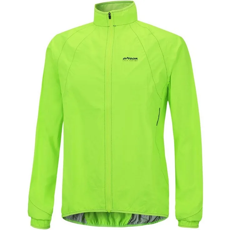 Airtracks Herren Regenjacke Comfort Line (Wind- & Wasserdicht, Wassersäule: 10.000 mm, S M L XL XXL XXXL) - Schwarz