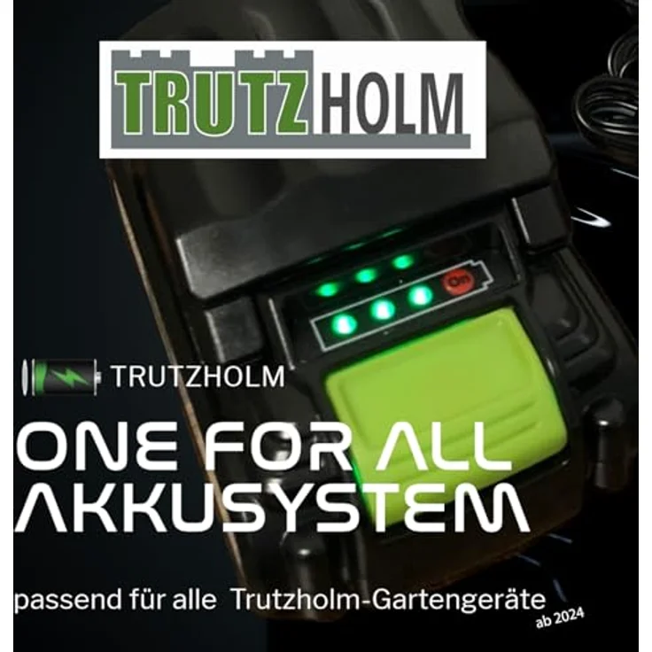 TRUTZHOLM Akku Laubbläser 20V, kabellos, mit 2000mAh Akku und Ladegerät, 40Min Laufzeit, ergonomischer Griff – Bild 8