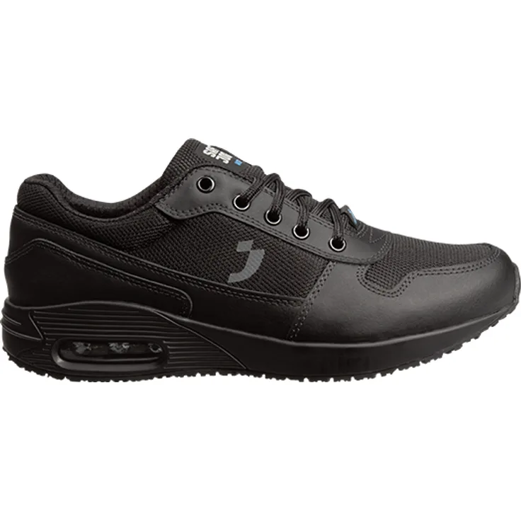 OXYPAS Safety Jogger Berufsschuh Dominique O1, ESD SRC, schwarz, Größe 42, für Medizin und Pflege, rutschfeste Laufsohle, atmungsaktives Innenfutter