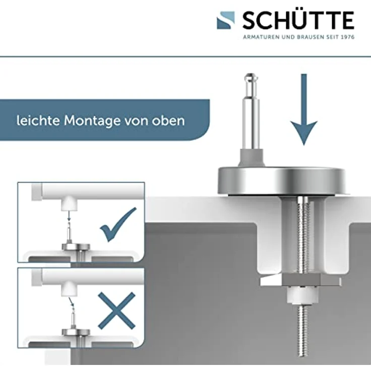 Schütte WC-Sitz Slim Anthrazit Duroplast mit Absenkautomatik, Schnellverschluss und universeller Form – Bild 4