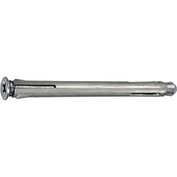 PARCO Metallrahmendübel Senkkopf, 10x152 mm, verzinkter Stahl, 50 Stück, für Metallkonstruktionen wie Regal- und Bauanwendungen
