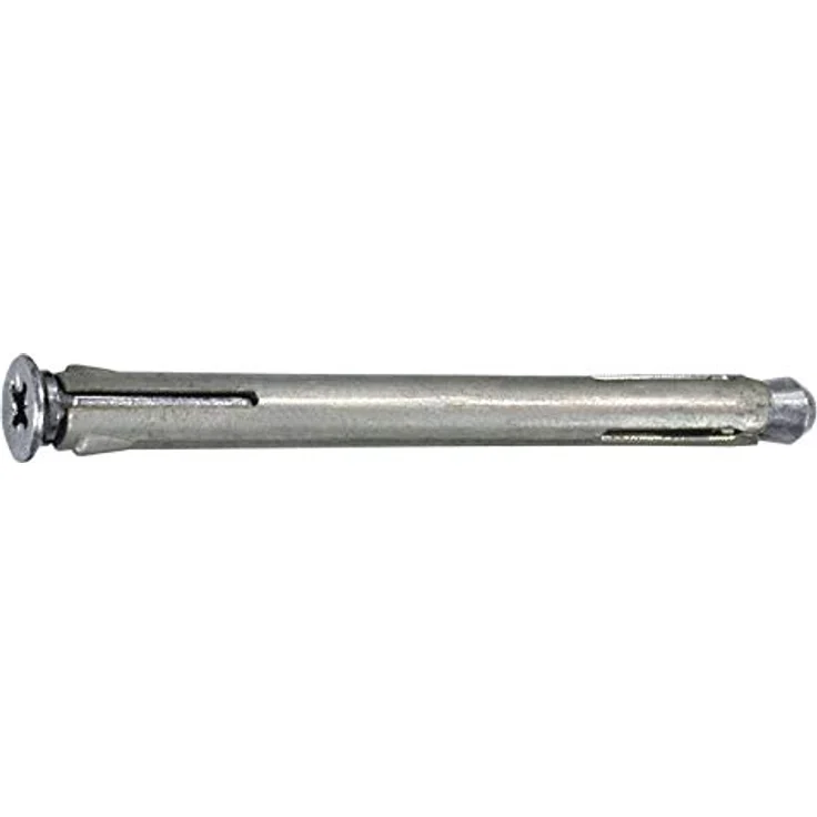 PARCO Metallrahmendübel Senkkopf, 10x152 mm, verzinkter Stahl, 50 Stück, für Metallkonstruktionen wie Regal- und Bauanwendungen