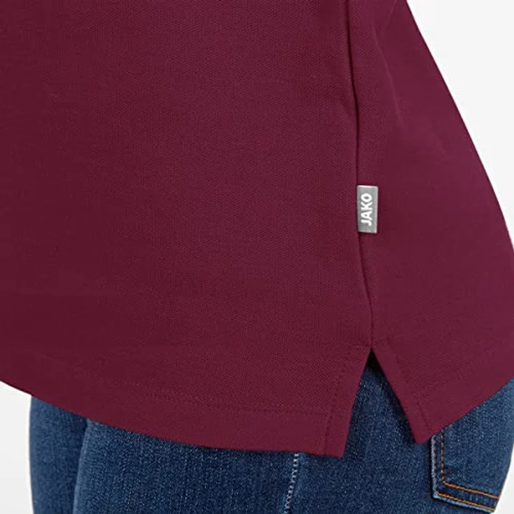 JAKO Herren Polo Organic Shirt, klassisches Piqué, 100% Bio-Baumwolle, Rot, (3XL) – Bild 7