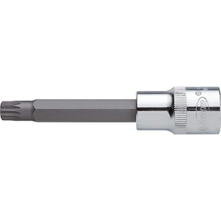 Vigor XZN-Schraubendreher-Einsatz, 12 mm Schlüsselweite, 100 mm Länge, 1/2 Zoll, 1 Stück, V2060 – Bild 2