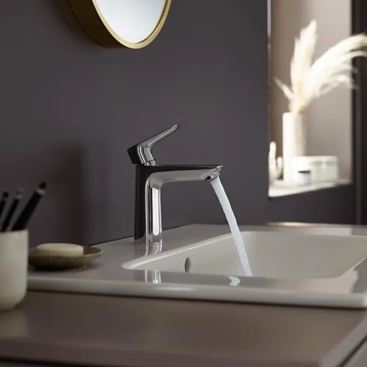 hansgrohe Talis E 110 Spültischarmatur, Normalstrahl mit AirPower, EcoSmart, QuickClean, Höhe 162 mm, Chrom – Bild 11