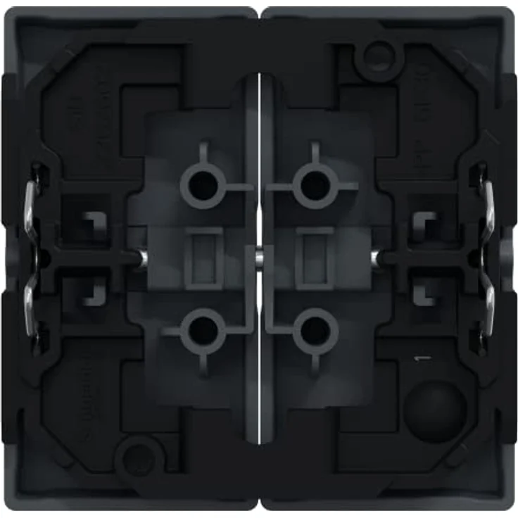 Schneider Electric Merten Wippe, Serien-, Doppelwechselschalter- und Doppeltaster-Einsatz, System M, anthrazit, IP20, Artikelnummer 433514, 1 Stück – Bild 4