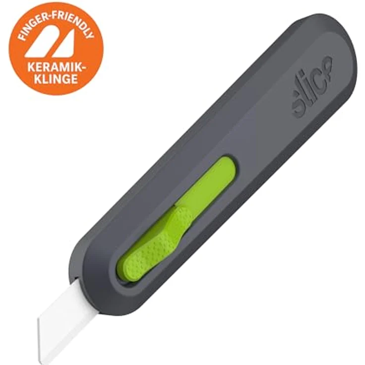 SLICE Cuttermesser Slice 10554, automatischer Klingenrückzug mit keramischer Sicherheitsklinge, ergonomischer Griff – Bild 2