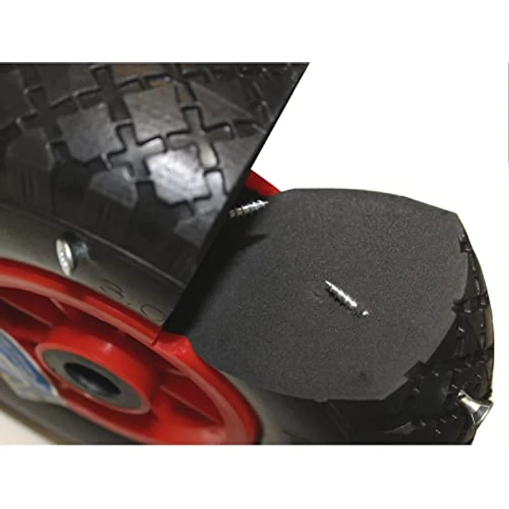 2x Sackkarrenrad Pannensicher 260mm 3.00-4 PU Sackkarre Ersatzrad Rad - Preisvergleich – Bild 6