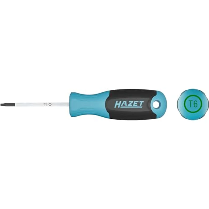 HAZET Schraubendreher 811-T6, Innen TORX Profil, rutschfester 3-Komponenten-Griff, Länge 112 mm – Bild 2