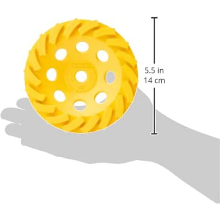 Dewalt DT3797-QZ Diamantopfscheibe 125mm für feine Oberflächen, 1 W – Bild 6