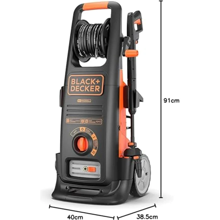 Black+Decker BXPW2500DTS Hochdruckreiniger mit Dualtech System 2500 W 810 L H 150 Bar – Bild 9