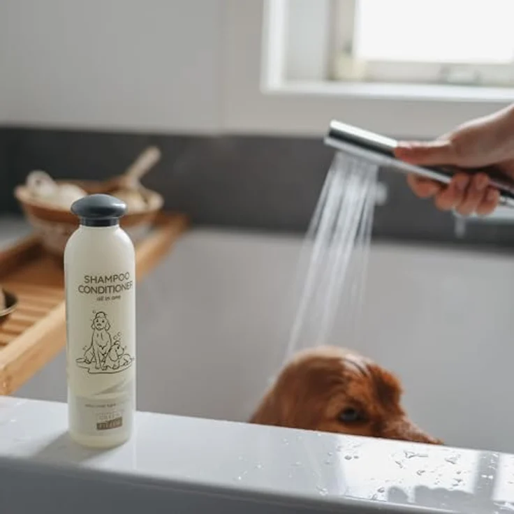 Greenfields Hundeshampoo für weißes Fell, 250 ml, pH-neutral mit Kamillenextrakten – Bild 4