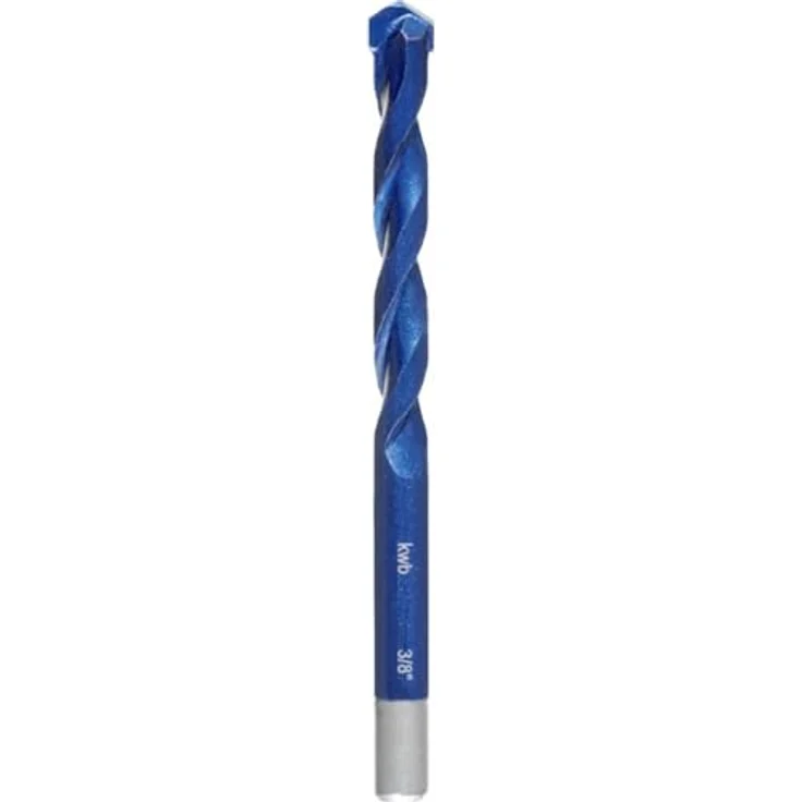 kwb Dachziegelbohrer Ø 10 mm, Wolfram-Titan-Hartmetallspitze, für Feinsteinfliesen oder Ziegel, diamantgeschliffene Schneidflächen, bis Ritzhärte 9 – Bild 1