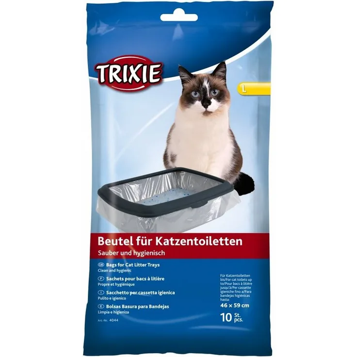 TRIXIE Katzentoilette TR Toil. Beutel 59x46cm, für eine hygienische Katzenhaltung
