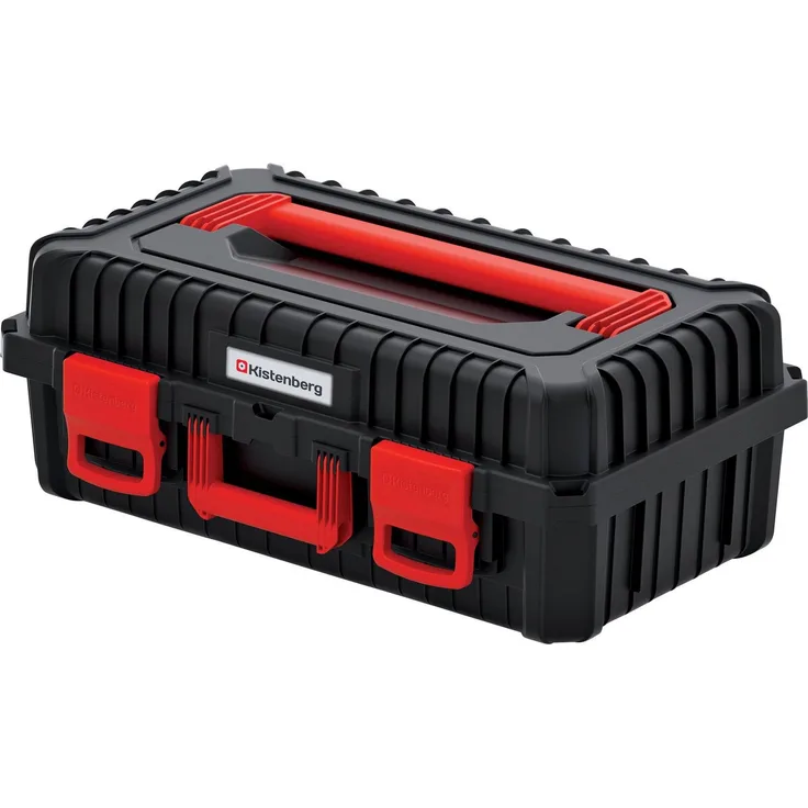 Prosperplast Werkzeugbox HEAVY, 58,5 x 36 x 21,7 cm, schwarz/rot