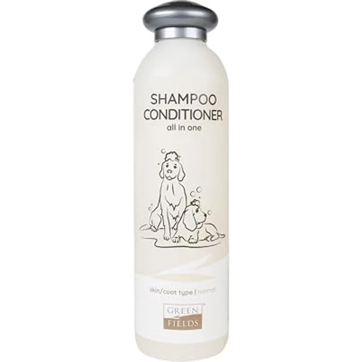 Greenfields Hundeshampoo für weißes Fell, 250 ml, pH-neutral mit Kamillenextrakten – Bild 1