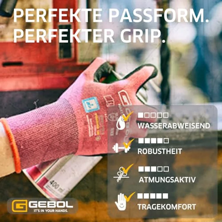 Gebol Handschuh'' ''rosa, Gr. 7'''' – Bild 5