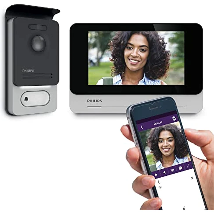 Philips WelcomeEye CONNECT2 - Videosprechanlage - 2 Draht Technik, 7 Zoll Touch-Display – Bild 3