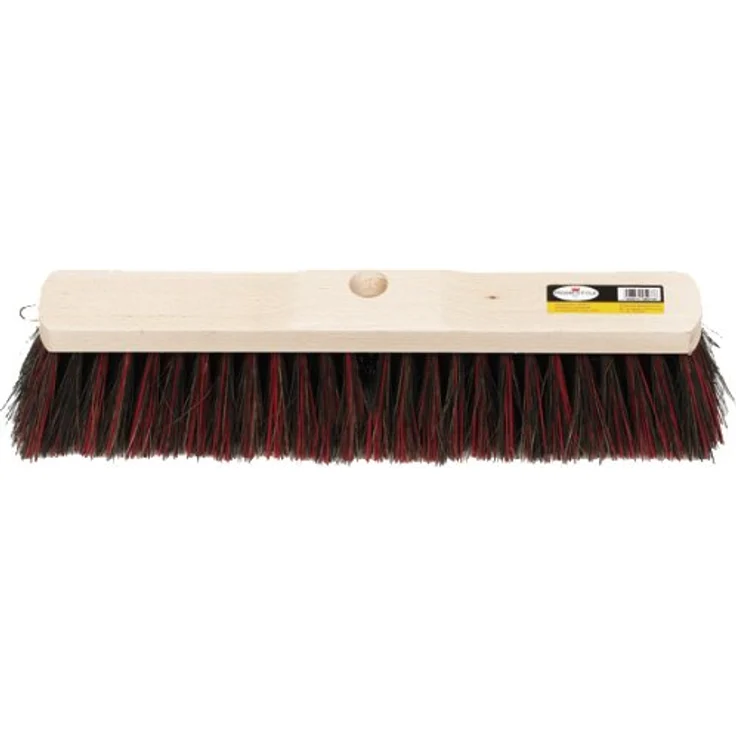 HOMESTYLE „Südharzer“ Bauernbesen, 80 cm, Arenga-Elaston-Mischung mit Sattelholz Stielloch, Rot