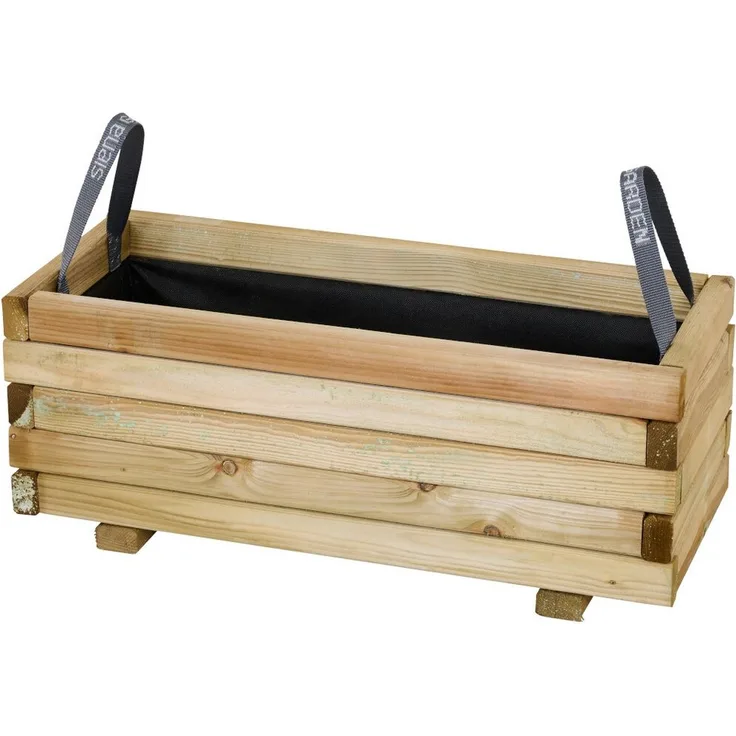 GAUTZSCH TAUNUS Pflanzkübel, natur Kiefer FSC® 100%, 70x30x30cm (BxHxT)