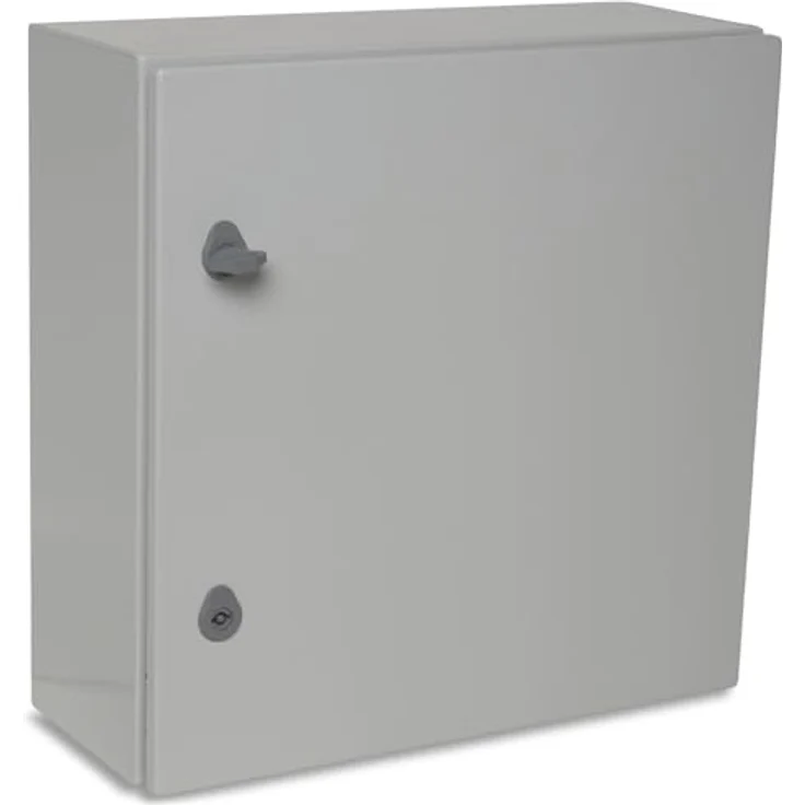 BOXEXPERT Treva Verteilerkasten Außen IP66, Stahlblech 500x500x200mm, wasserdicht, grau, robust mit IK10 Schlagfestigkeit – Bild 3