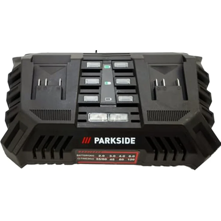 HEADNMORE® Bundle - PARKSIDE® 20V Akku Doppelladegerät PDSLG 20 mit 2x 4Ah Lithium-Ionen Akku, inkl. automatischer Ladeabschaltung und HEADNMORE® Flaschenöffner Schlüsselanhänger – Bild 2